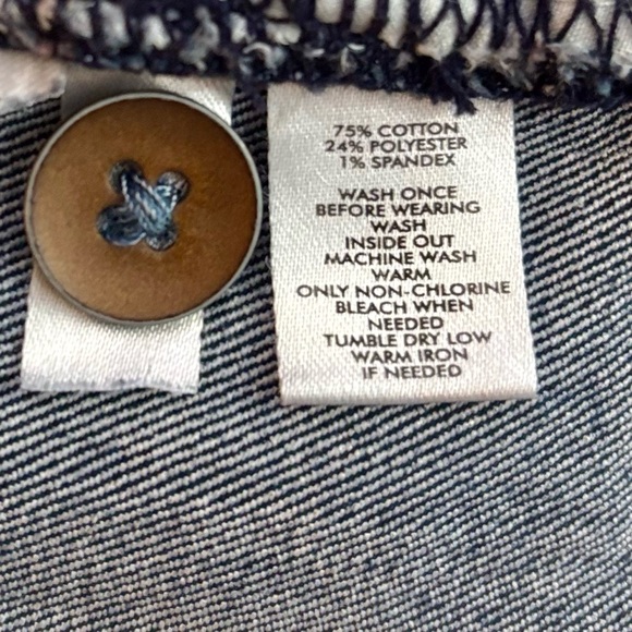 LOFT Wide Leg Jeans Size 2 Curvy Low-Rise Trouser Dark Wash - Picture 12 of 13